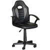 Picture of Black and Gray Kids Racing Chair
