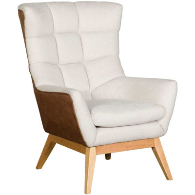 Picture of Burton High Back Two-Tone Accent Chair