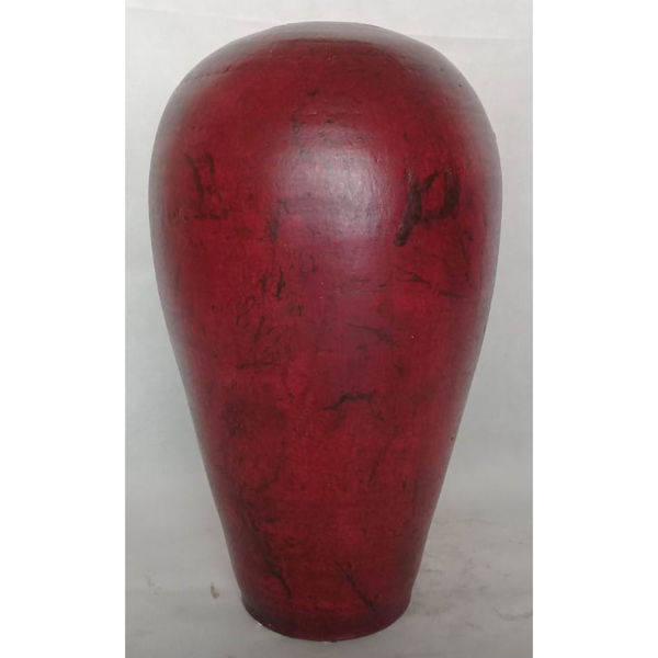 Picture of Deep Red Charcoal Vase