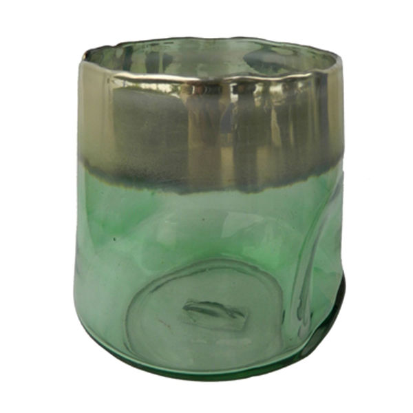 Picture of Green Glass Candle Holder