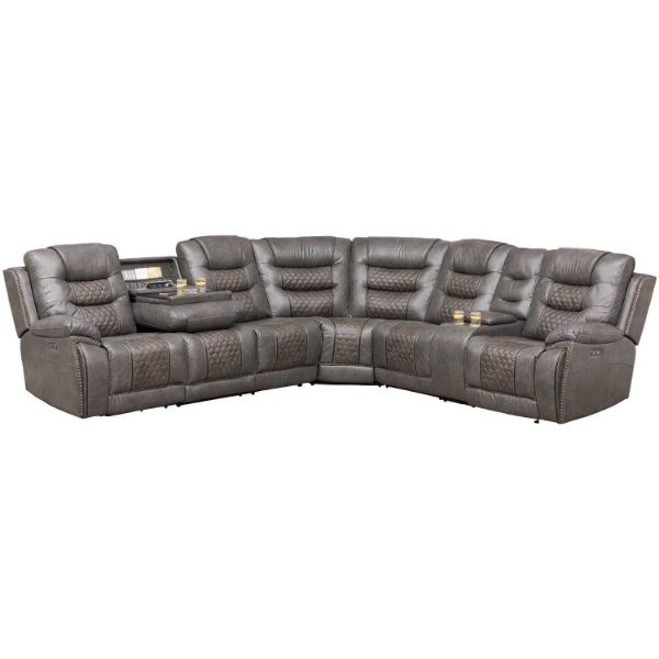 Picture of Tempo 7 PC Power Recline Sectional with Adjustable