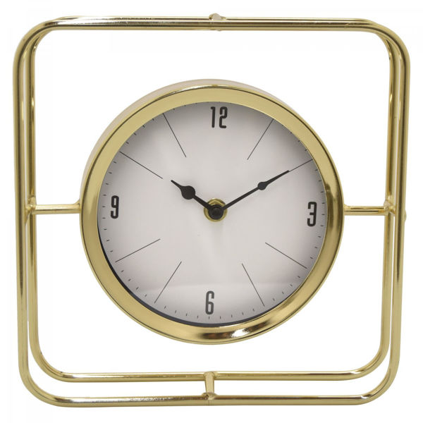 Picture of Gold Table Top Clock