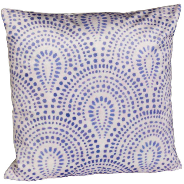 Picture of Blue Bursts 18x18 Pillow *P