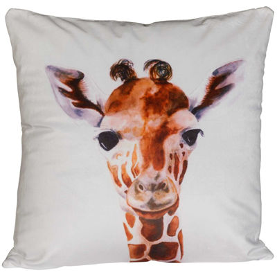 Picture of Jeffory Giraffe 18x18 Inch Pillow
