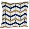 Picture of Navy Drip Drop 18x18 Inch Pillow *P