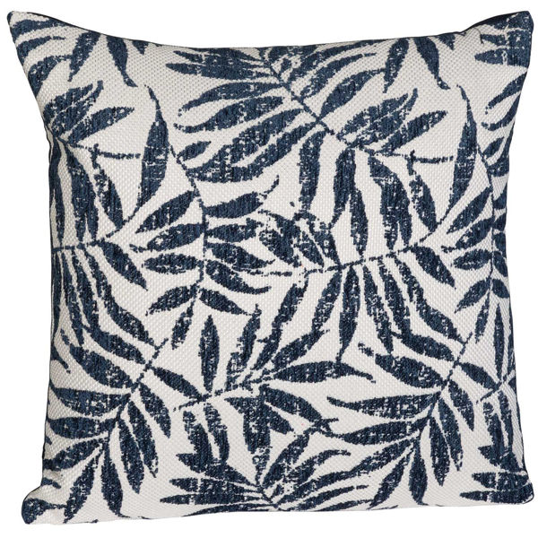 Picture of Navy Fern 18x18 Inch Pillow *P