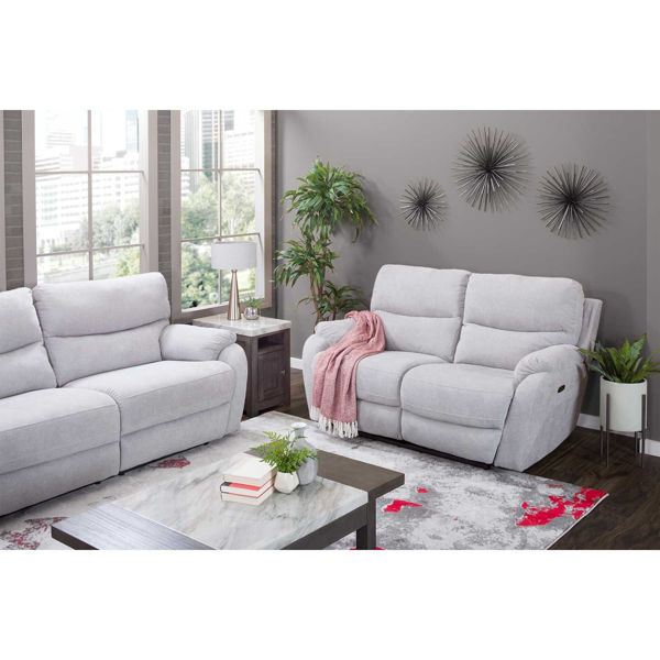 Piven Power Reclining Sofa with Adjustable Headrest - | AFW.com