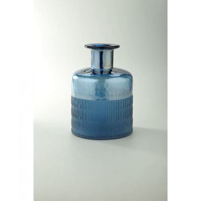 Picture of Blue Glass Round Vase