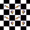 Picture of Checkerboard Chickens 36x36 *D