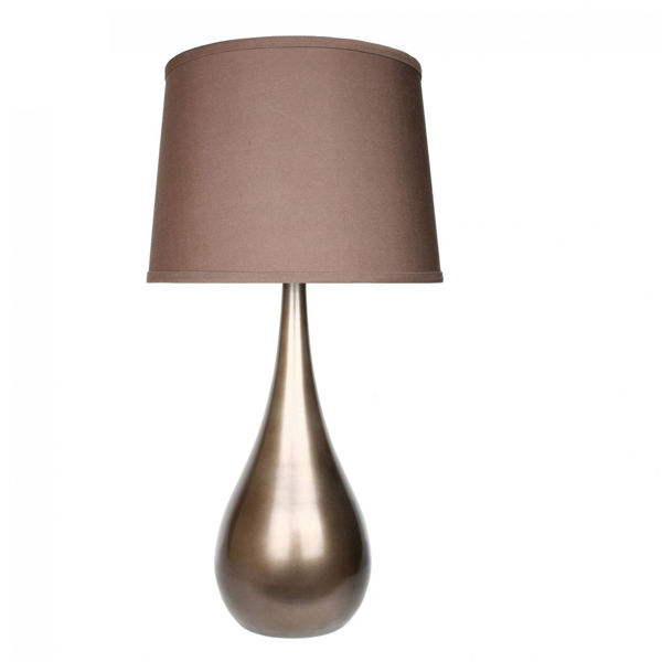 Picture of Pewter Tear Drop Table Lamp