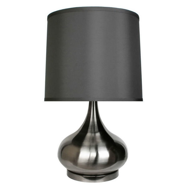 Picture of Coal Finish with Dark Shade Lamp