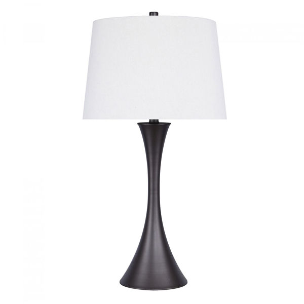 Picture of Grey Slate Metal Table Lamp