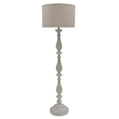 Picture of Bernadate Whitewash Floor Lamp