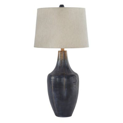Picture of Evania Indigo Metal Table Lamp
