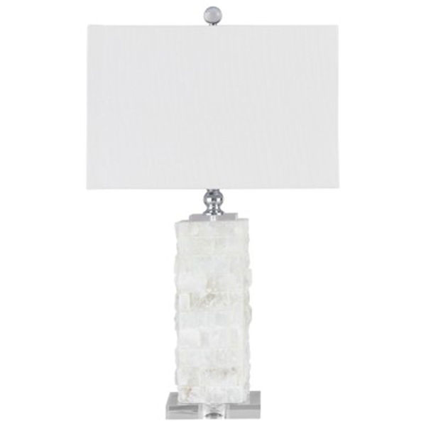 Picture of Malise White Alabaster Table Lamp