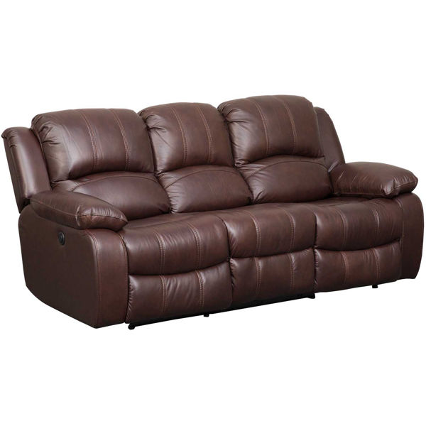 Kent Leather Power Recline Sofa | 1A-8251PRS | AFW.com