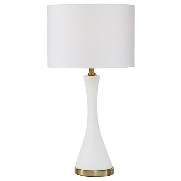 Picture of Cement White Table Lamp