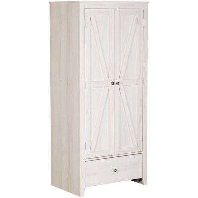 Picture of Two Door White Wardrobe