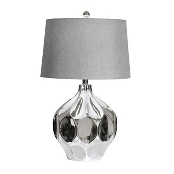 Picture of Silver Fluted Table Lamp