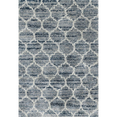 Picture of Quincy Spa Pebble Geo 5x8 Rug