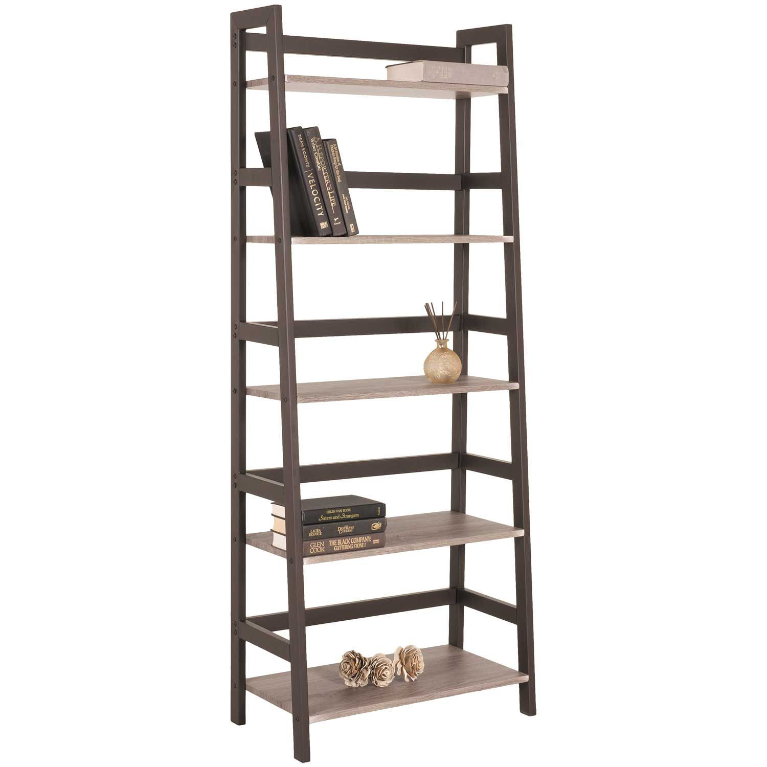 Clarke Five Shelf Bookcase Bs 1513 3237