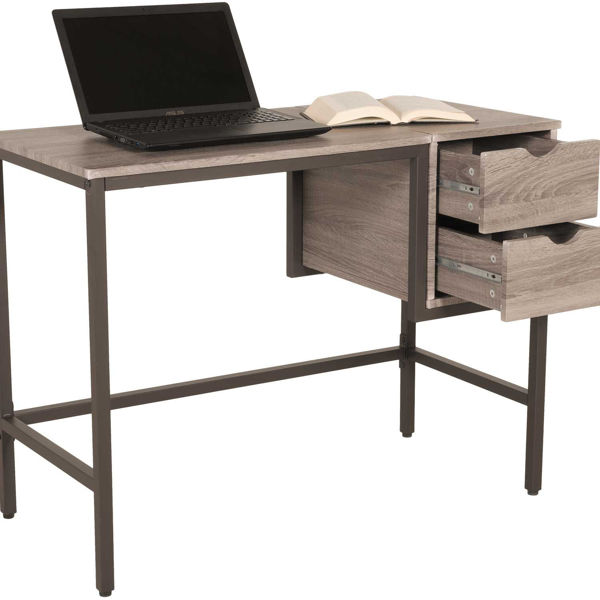 Clarke Two Tone Grey Desk | CT-1620 | AFW.com