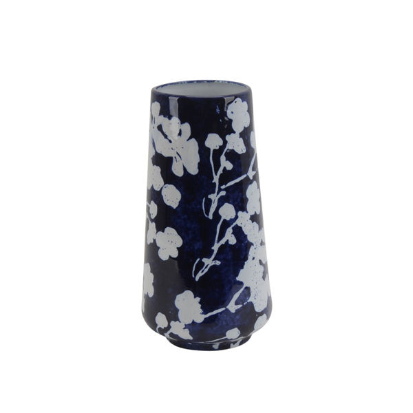 Picture of Blue Floral Vase Ceramic