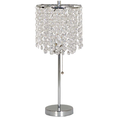 Picture of Chrome Acrylic Droplet Table Lamp