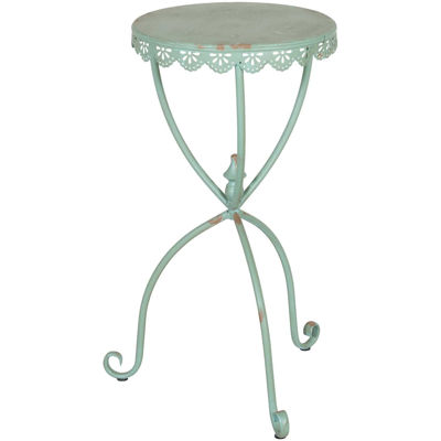 Picture of Green Metal Accent Table