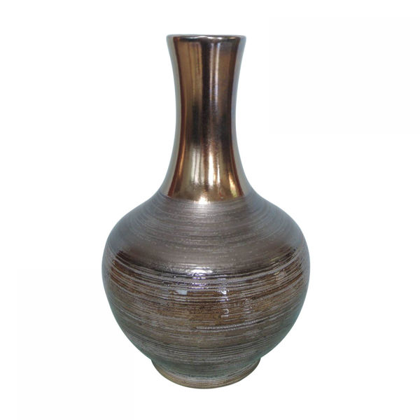 Picture of Metallic Blue Vase