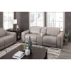 Picture of Correze Leather Power Reclining Console Loveseat w