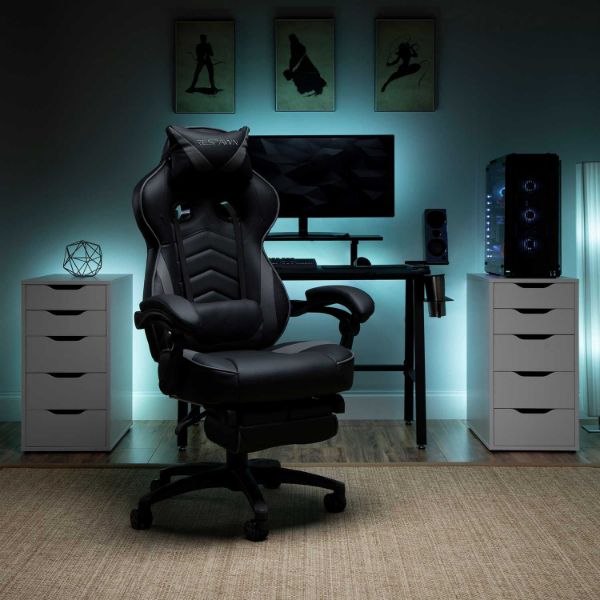 Respawn Grey Reclining Gaming Chair | RSP-110-GREY | | AFW.com