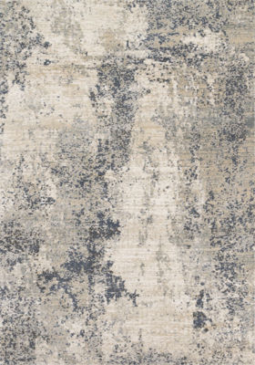 Picture of Natural Denim Abstract 5x8 Rug