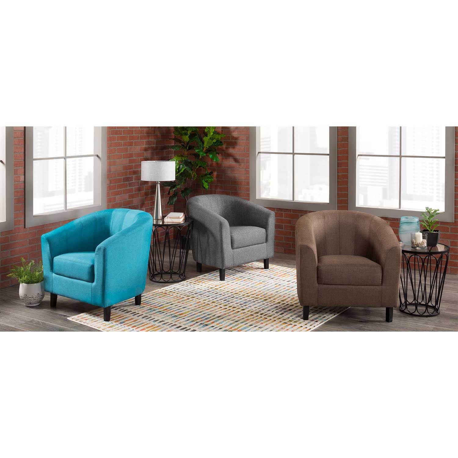 Duncan Teal Tub Chair 1A24109