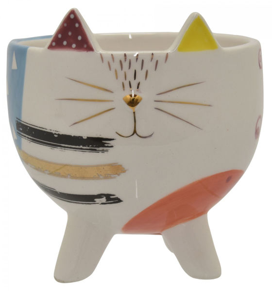 Picture of Cat Flower Pot