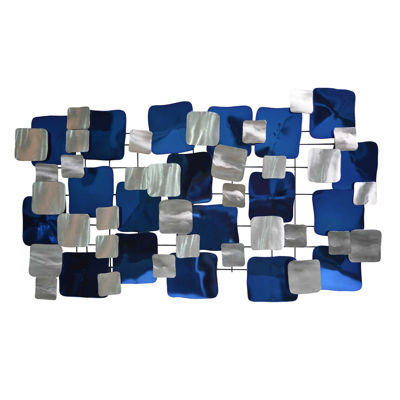 Picture of Blue Metal Wall Decor