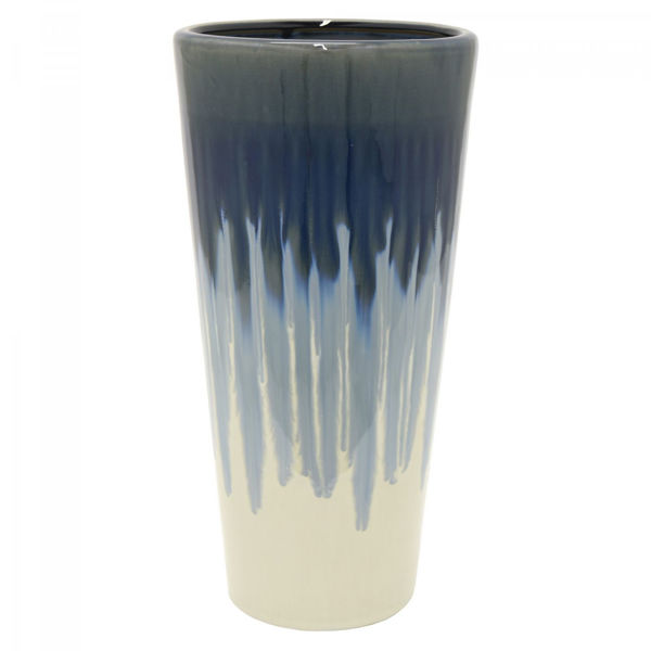 Picture of Blue Ceramic Vase Large