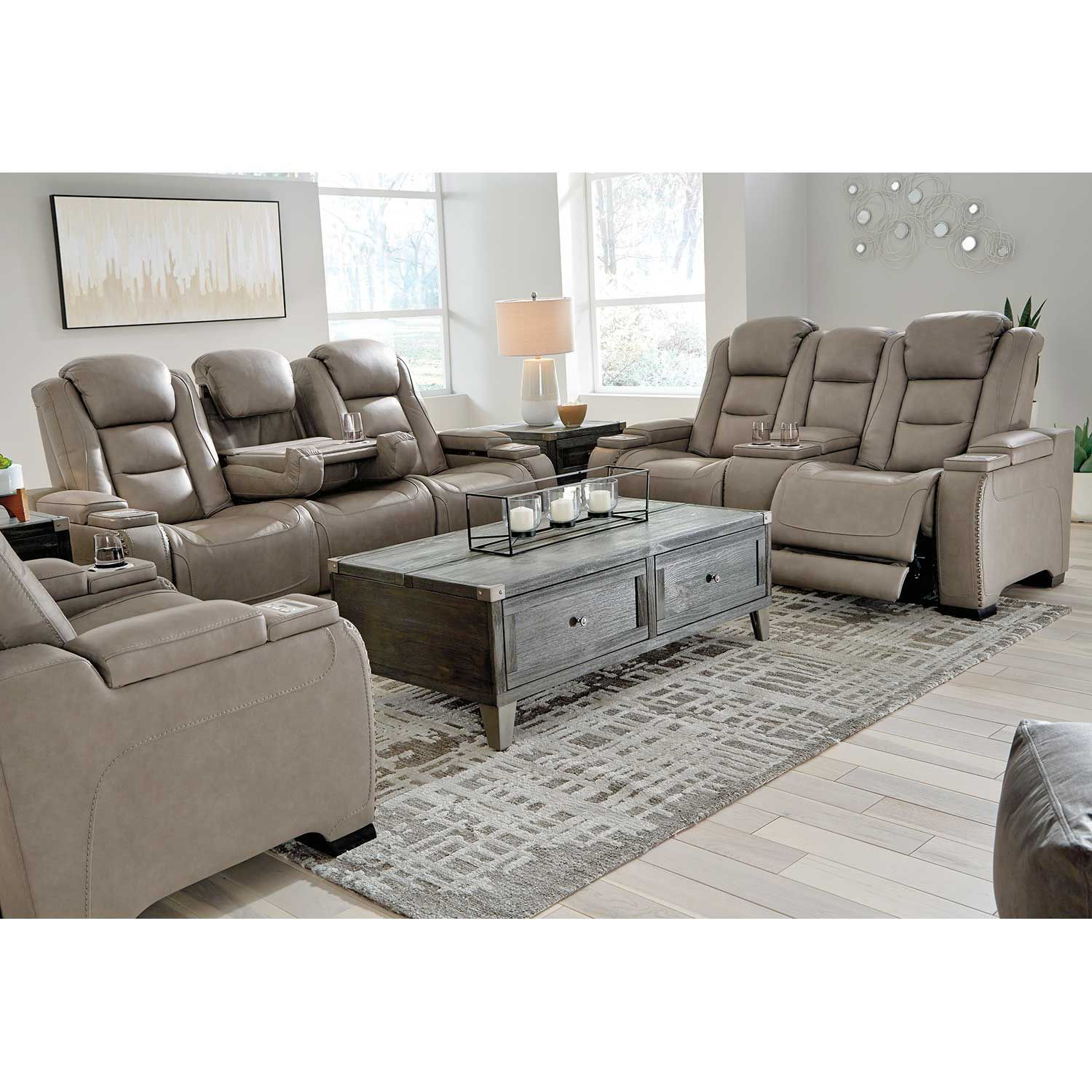 The Man-Den Power Reclining Sofa U8530515 | Ashley Furniture | AFW.com