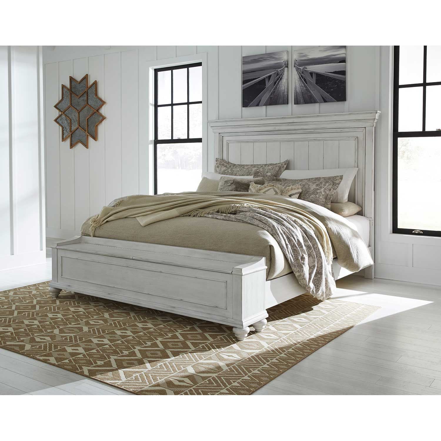 Kanwyn King Storage Bed | B777-KSBED | AFW.com