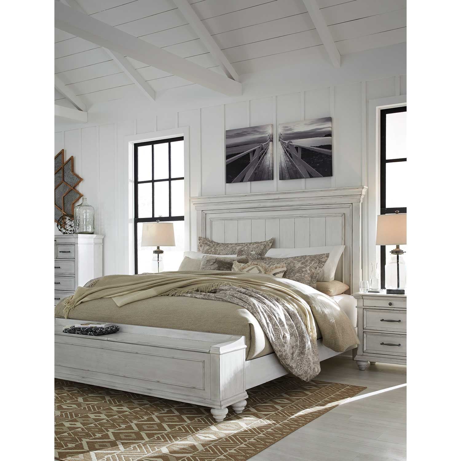 Kanwyn King Storage Bed | B777-KSBED | AFW.com