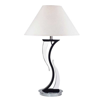 Picture of Chrome Black Contemporary Table Lamp