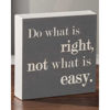 Picture of Do What Is Right 6x6 Message Cube