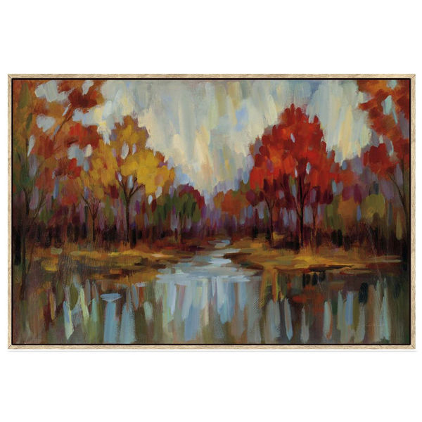 Picture of Fall Landscape with Light Frame