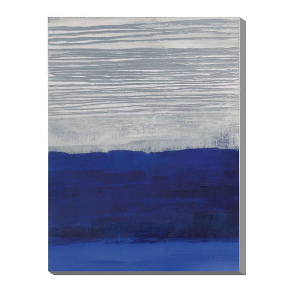 Picture of Blue White Layered Abstract