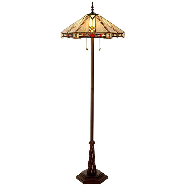 Picture of 23" Trident Way Tiffany Floor Lamp