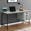 Picture of Gray 55" Computer Desk