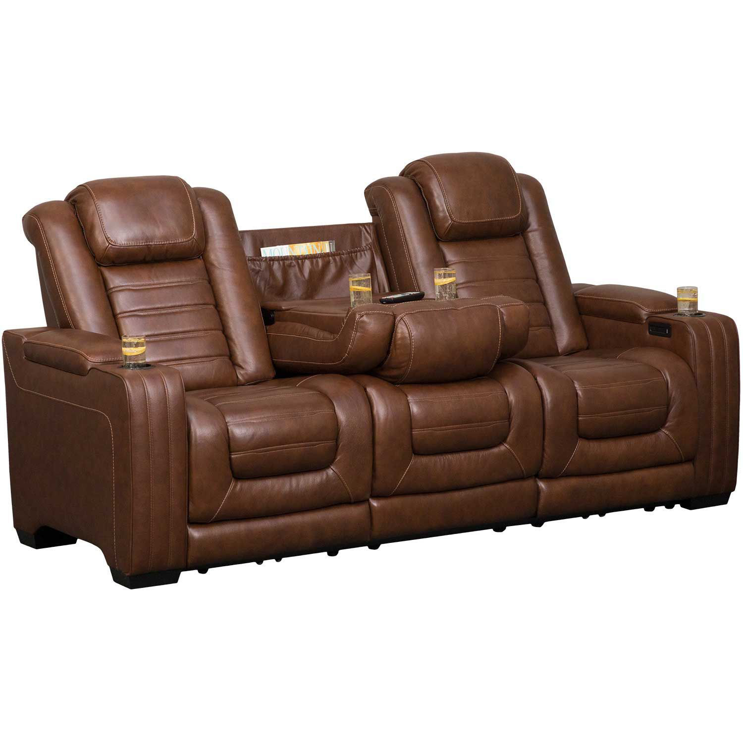 Backtrack P2 Reclining Sofa with Drop Down Table | 0F0-280PRS | AFW.com