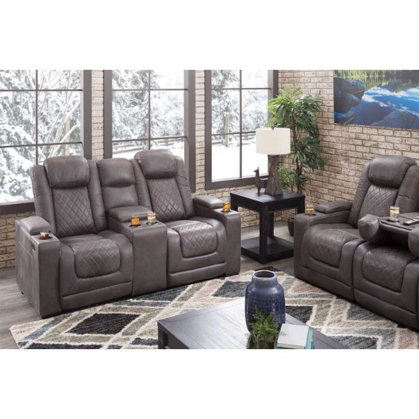 HyllMont P2 Reclining Console Loveseat | V-930PRL | AFW.com