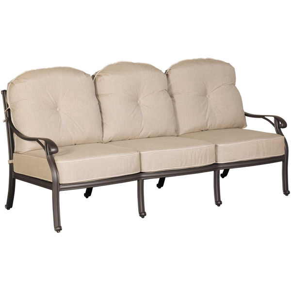 MacII High Back Patio Sofa with cushion | MACII-23HSB | AFW.com