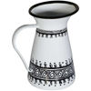 Picture of Black White Metal Pitcher